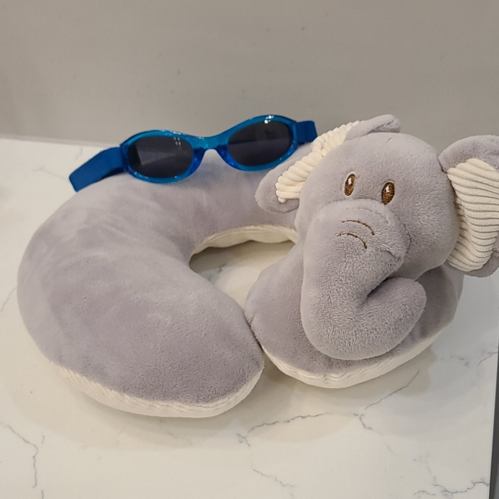 Baby travel pillow  & glasses bundle